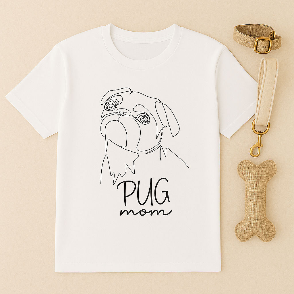 Pug Mom Snuggle Tee