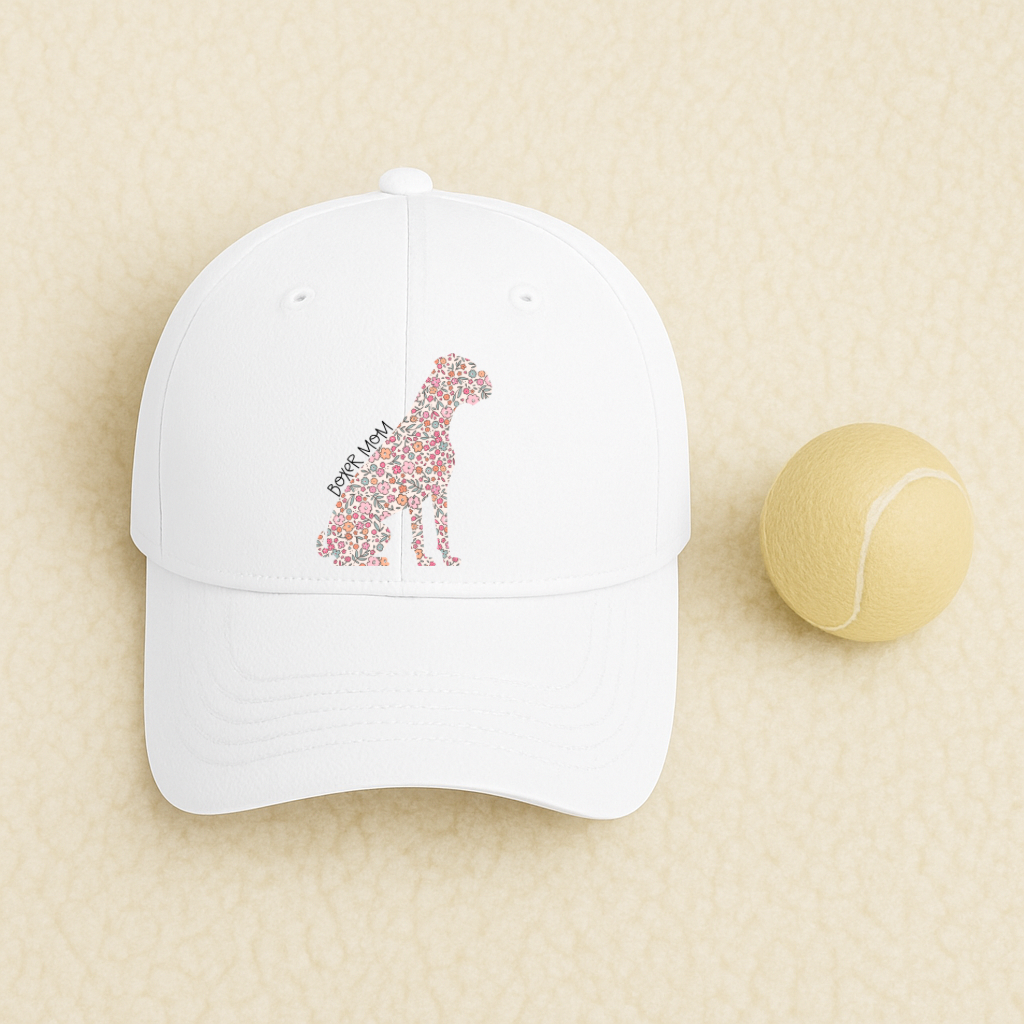 Bark & Bloom Hat: Boxer Mom