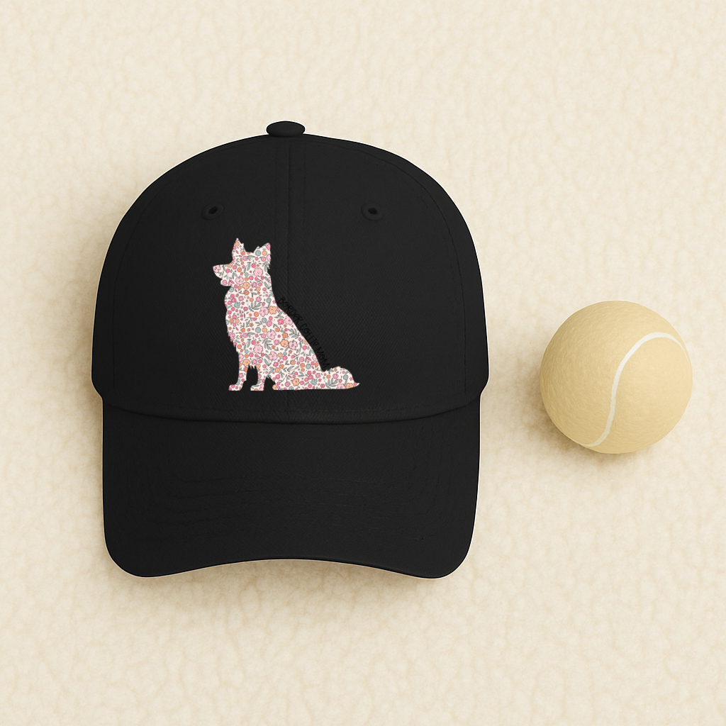 Bark & Bloom Hats: Border Collie Mom