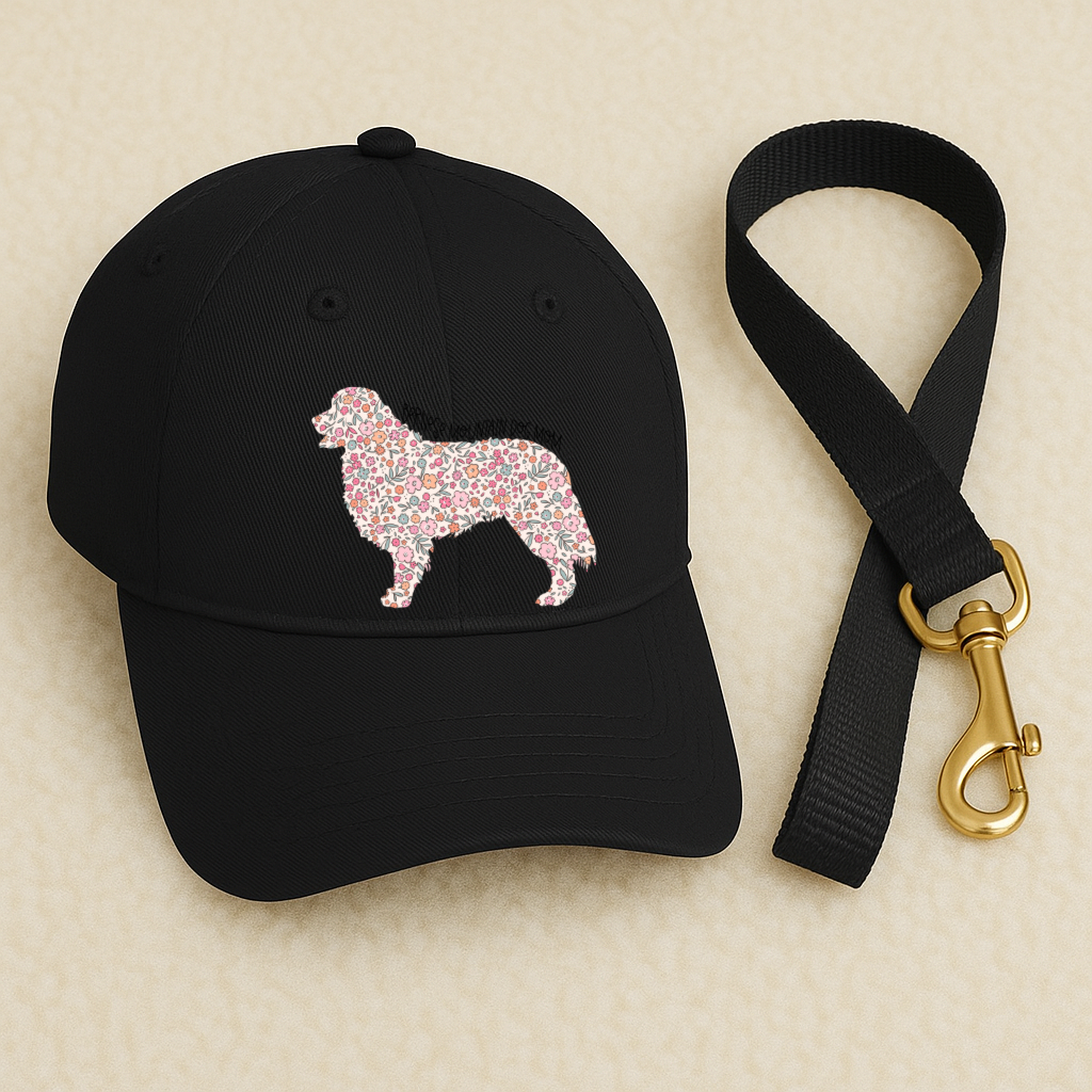 Bark & Bloom Hat: Bernese Mountain Dog Mom