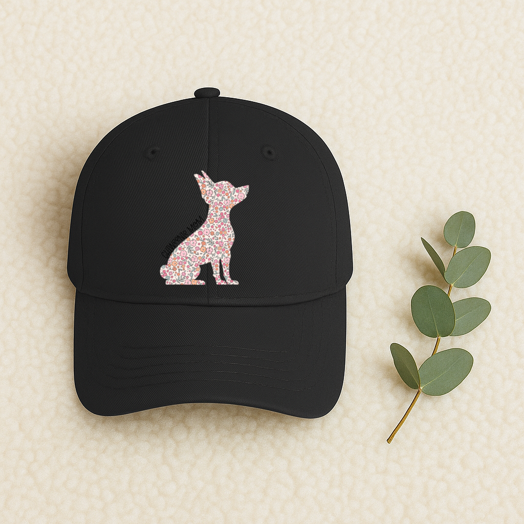 Bark & Bloom Hat: Chiweenie Mom
