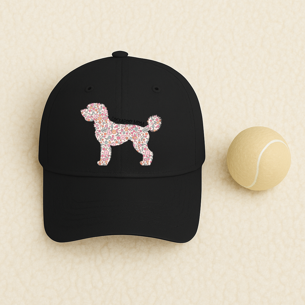 Bark & Bloom Hat: Cockapoo Mom