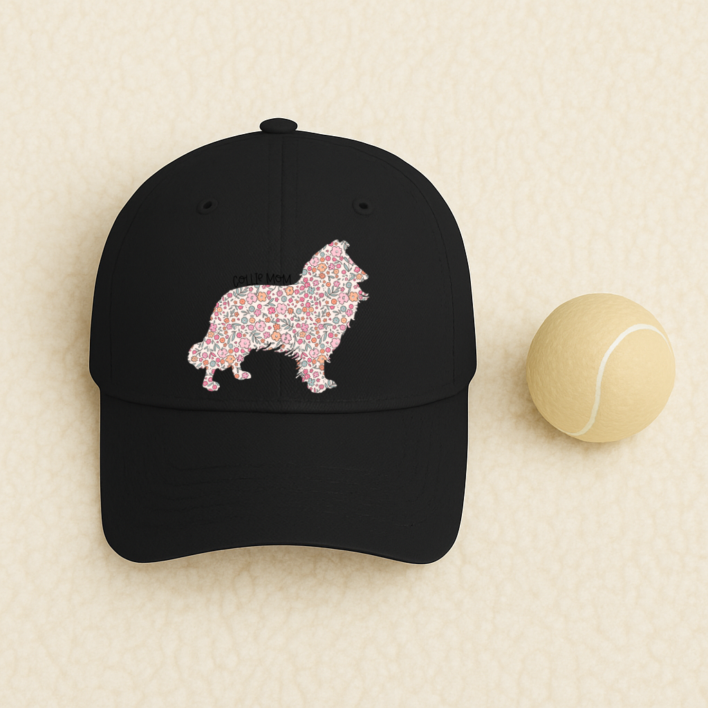 Bark & Bloom Hat: Collie Mom