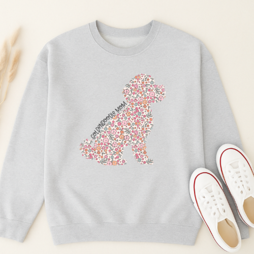 Bark & Bloom Crewneck: Goldendoodle Mom