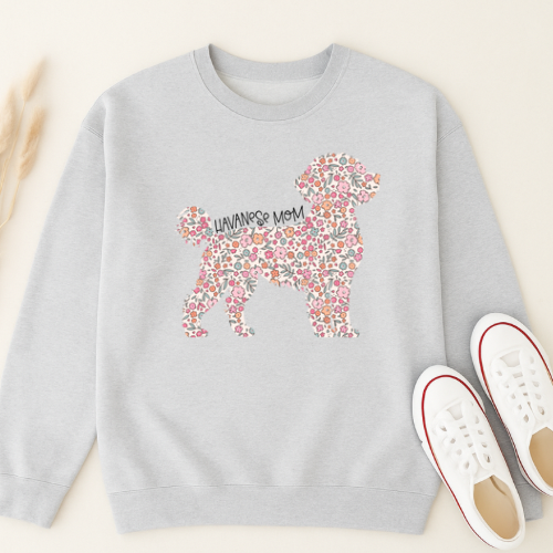 Bark & Bloom Crewneck: Havanese Mom