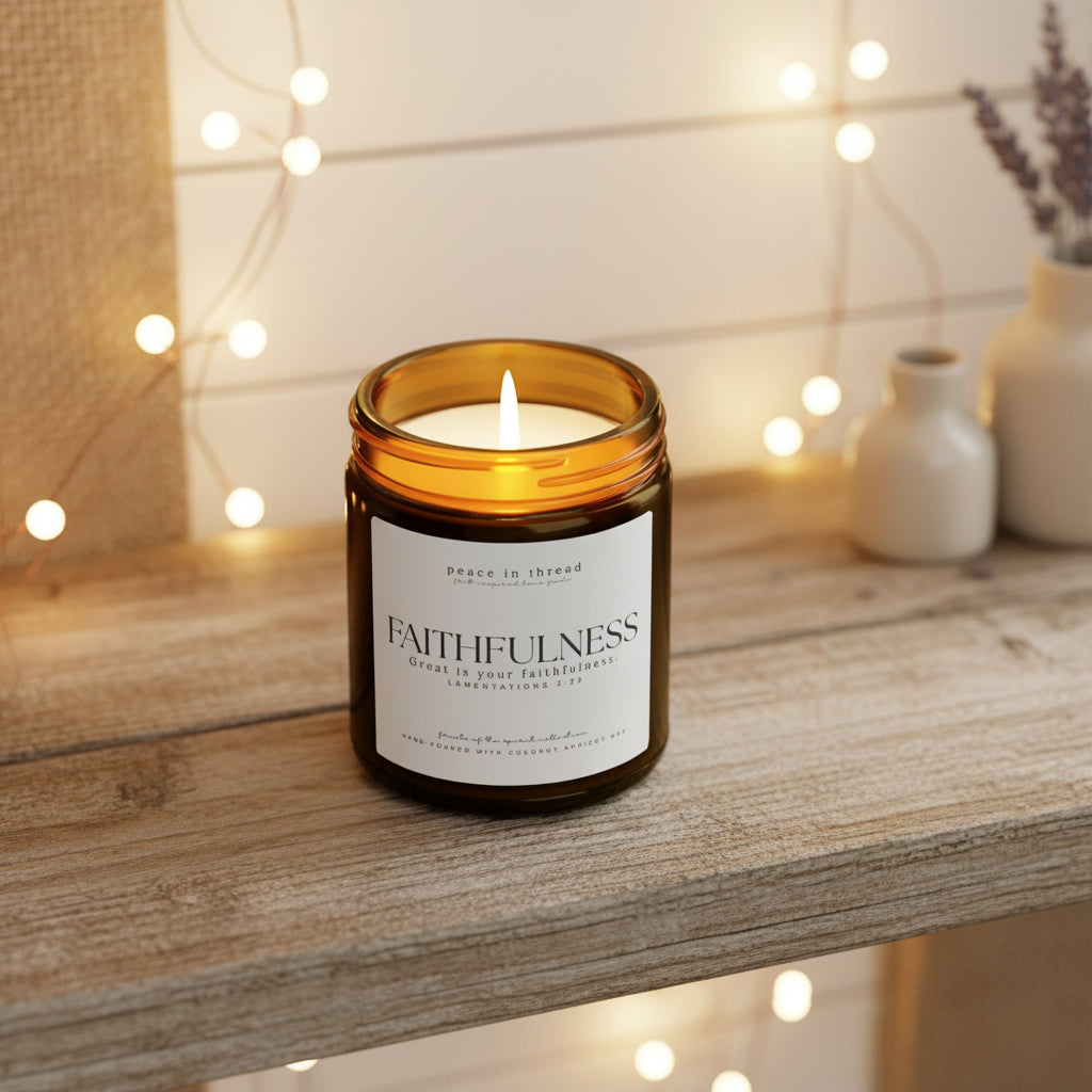 FAITHFULNESS | Fruits of the Spirit Candle