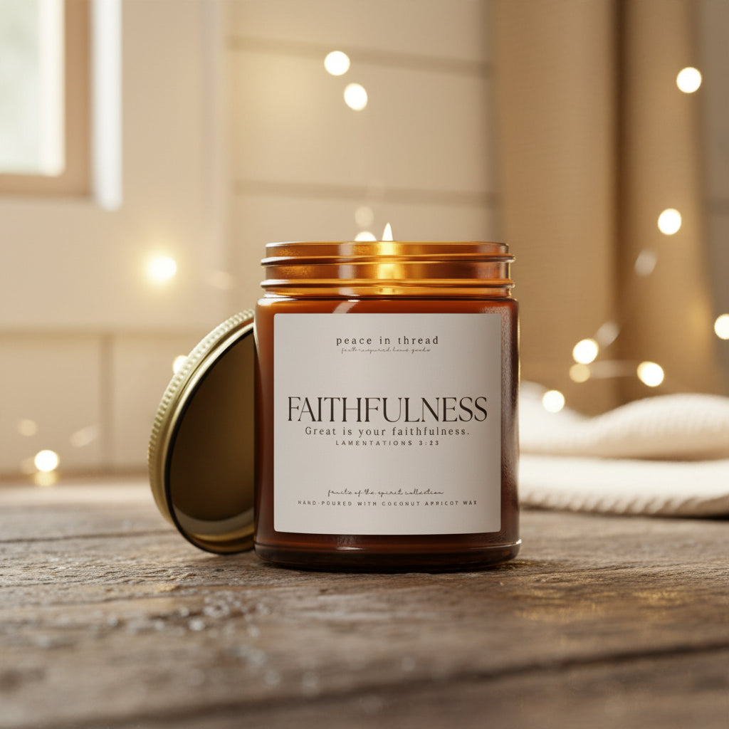 FAITHFULNESS | Fruits of the Spirit Candle