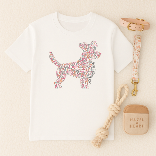 Bark  & Bloom T-shirt: Jack Russell Mom