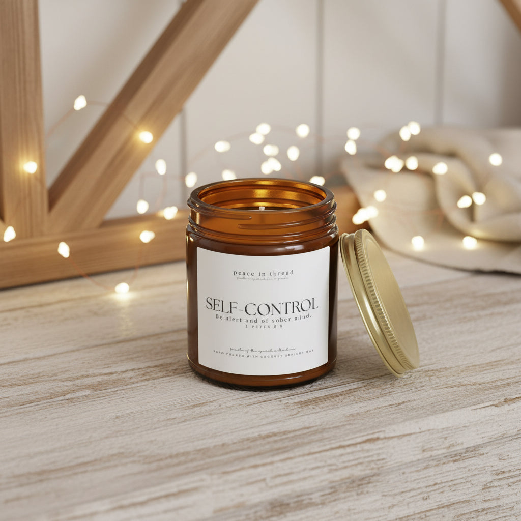 SELF-CONTROL | Fruits of the Spirit Candle