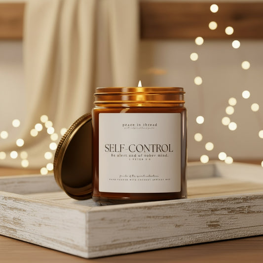 SELF-CONTROL | Fruits of the Spirit Candle