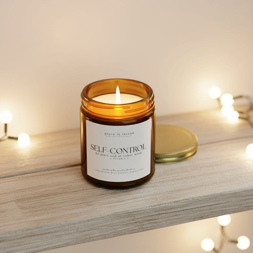 SELF-CONTROL | Fruits of the Spirit Candle
