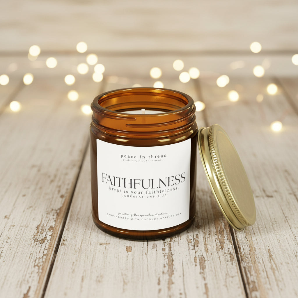 FAITHFULNESS | Fruits of the Spirit Candle