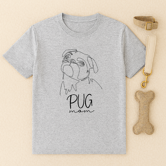 Pug Mom Snuggle Tee