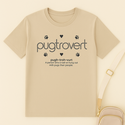 Pugtrovert Soft Tee