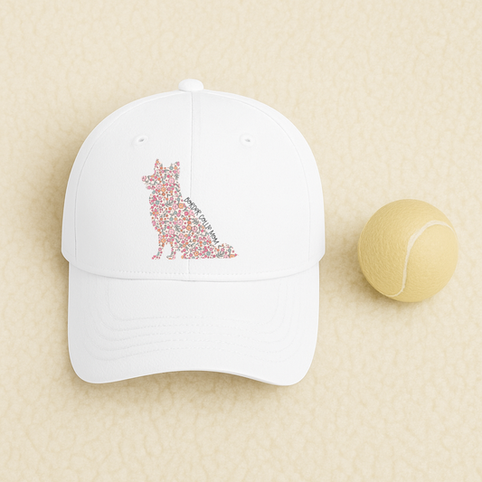 Bark & Bloom Hats: Border Collie Mom