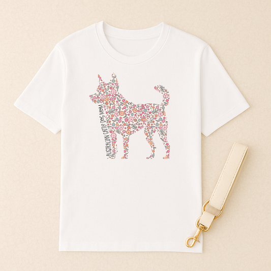 Bark & Bloom T-shirt: Australian Cattle Dog Mom
