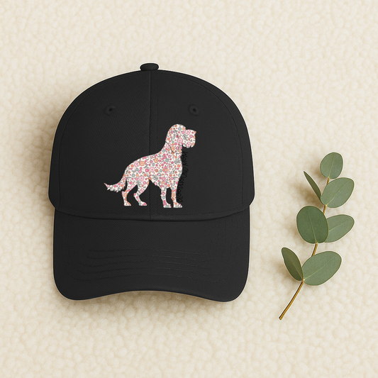 Bark & Bloom Hat: Bloodhound Mom