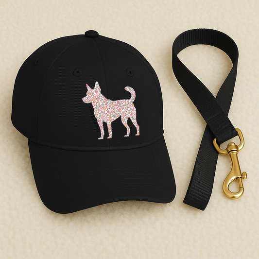 Bark & Bloom Hat: Blue Heeler Mom