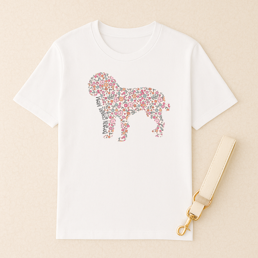 Bark & Bloom T-shirt: Boykin Spaniel Mom