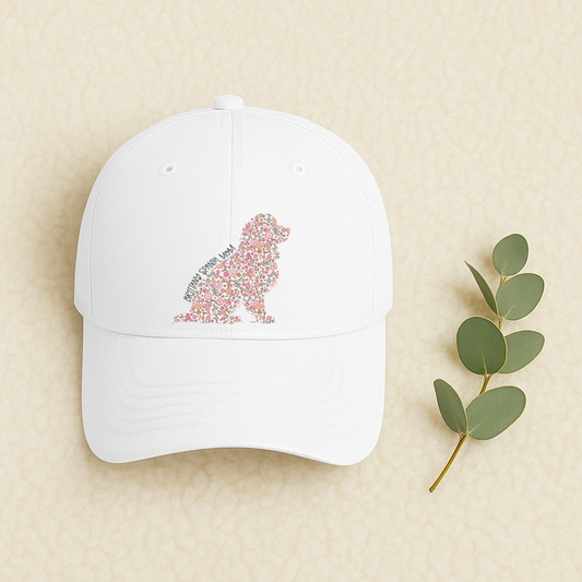 Bark & Bloom Hat: Brittany Spaniel Mom