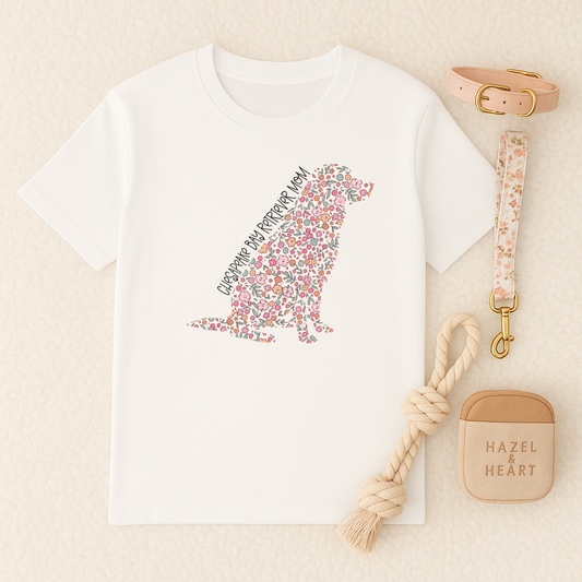 Bark & Bloom T-shirt: Chesapeake Bay Retriever Mom