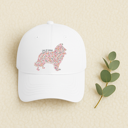 Bark & Bloom Hat: Collie Mom