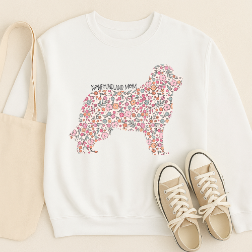 Bark & Bloom Crewneck: Newfoundland  Mom