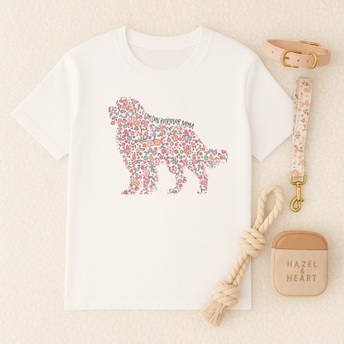 Bark & Bloom T-shirt: Golden Retriever Mom